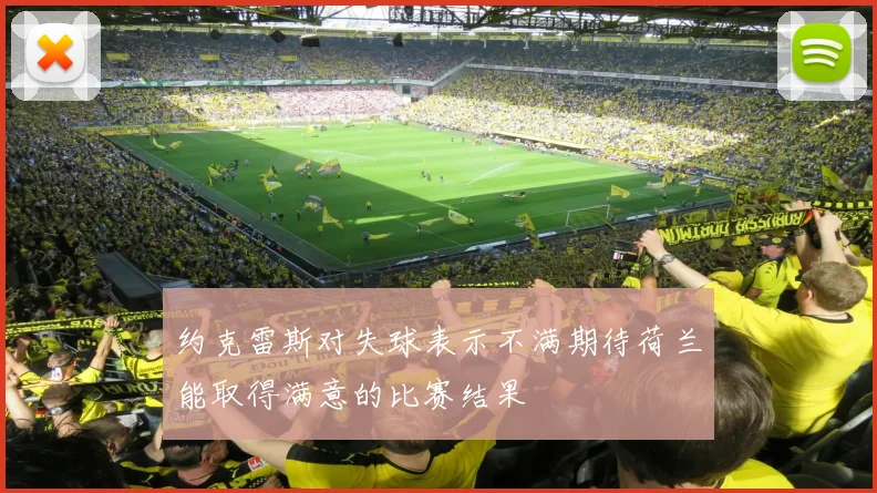 约克雷斯对失球表示不满期待荷兰能取得满意的比赛结果